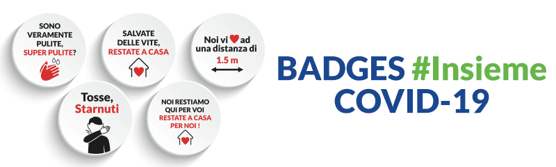 Badge #InsiemePiùForti