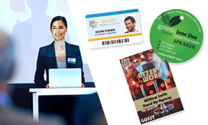Badge per conferenze ed eventi