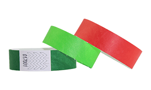 Braccialetti in Tyvek senza personalizzazione 19 mm