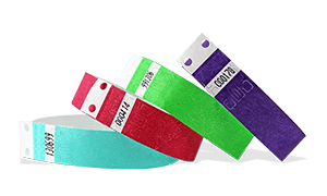 Braccialetti in Tyvek pre-numerati 19 mm - Confezione da 1000 pezzi