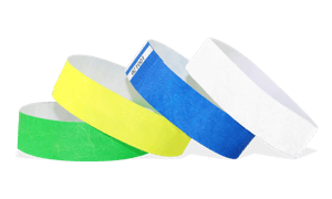 Braccialetti in Tyvek senza personalizzazione 19 mm