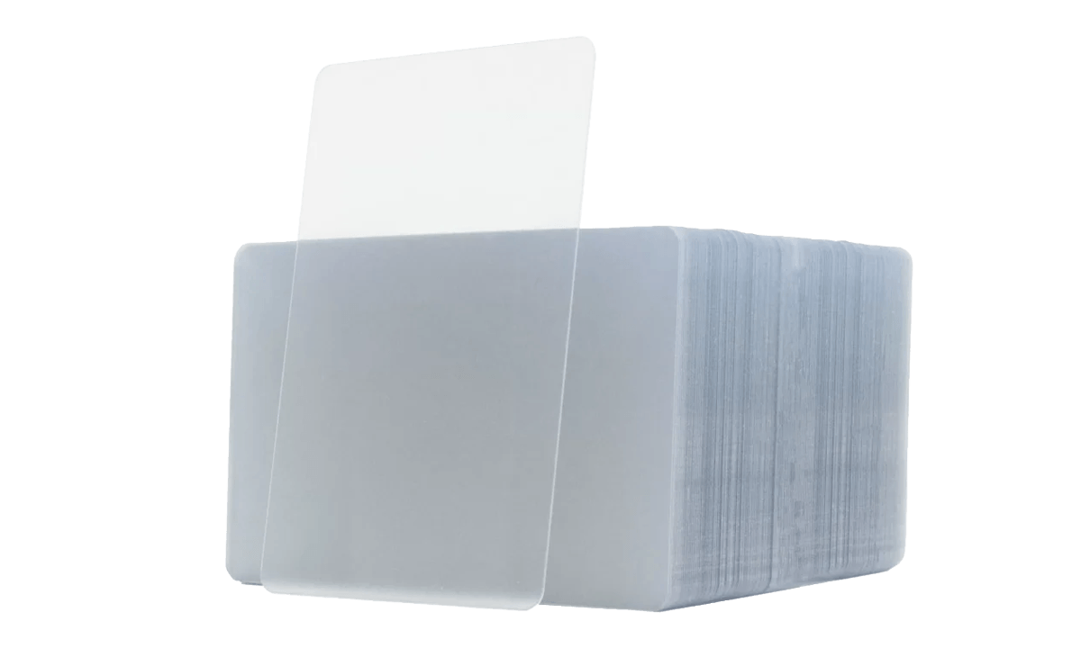 Tessera non personalizzata in PVC trasparente - 760 mic