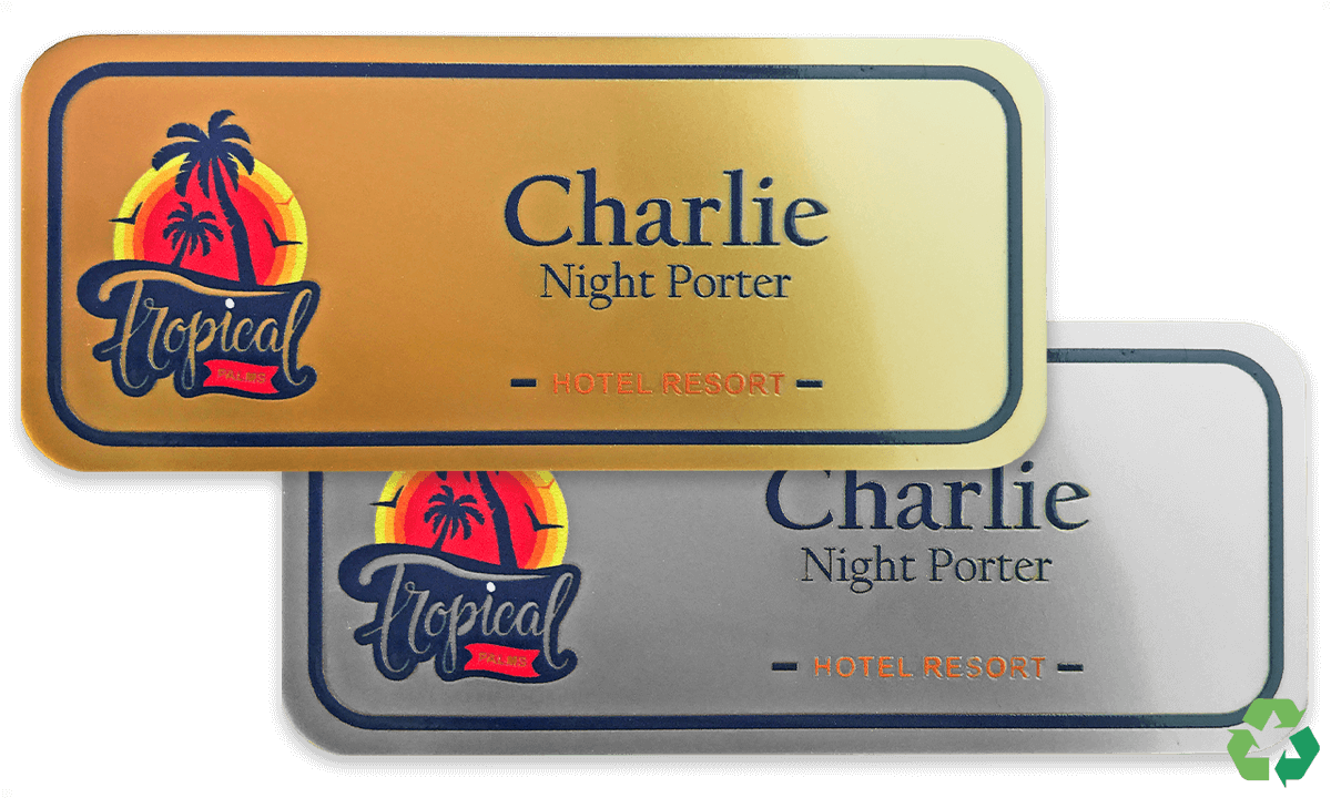 Badge Impress PRO, 75 X 32 mm