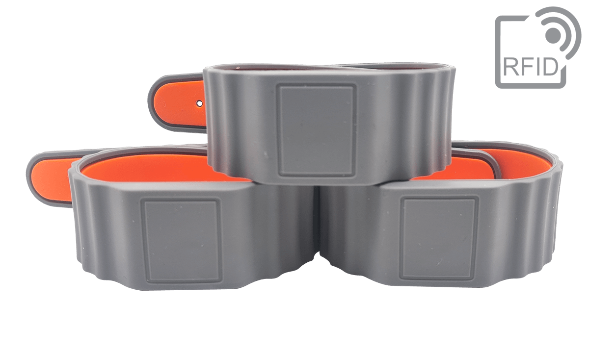 Braccialetto RFID in silicone square watch