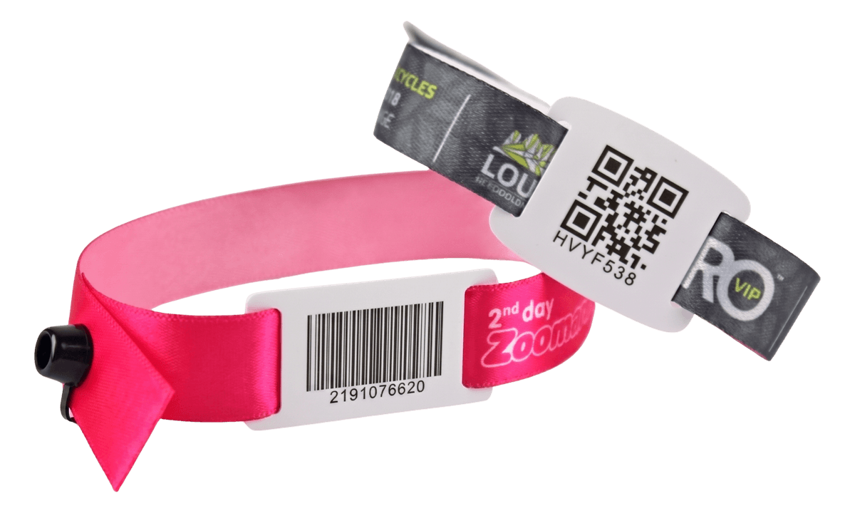 Braccialetti in tessuto con guida PVC