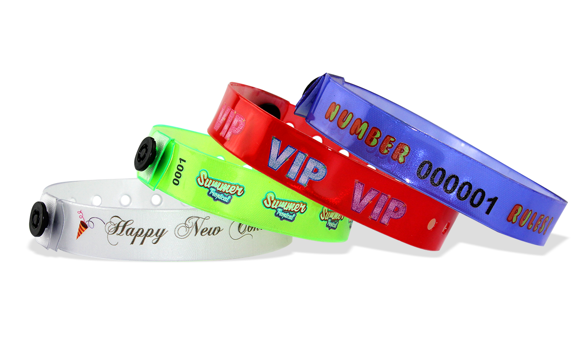 Braccialetti traslucidi in vinile personalizzabili con stampa fotografica 13 mm