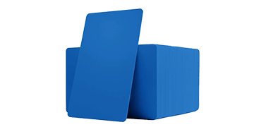 Tessera non personalizzata in PVC blu - 760 mic