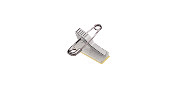 Combinato spilla/clip con nastro in schiuma