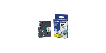 Nastri Brother P-touch, 12 mm, Blu su nastro trasparente
