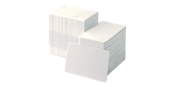 Tessera non personalizzata in PVC bianco - 750 mic