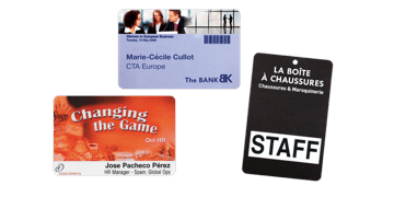Badge per eventi 95x62 mm (PVC)