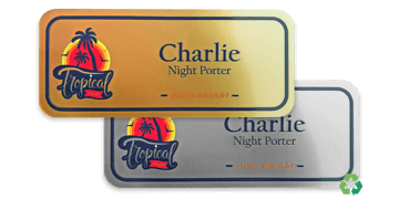 Badge Impress PRO, 75 X 32 mm