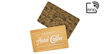 Tessere di accesso RFID in legno