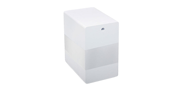 Tessera PVC bianca non stampate con foro preforato in formato verticale