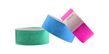 Braccialetti in Tyvek pre-numerati 25 mm - Confezione da 1000 pezzi