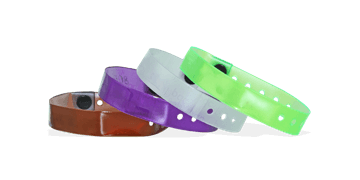 Braccialetti in vinile senza personalizzazione 13 mm