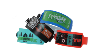 Braccialetti in plastica personalizzabili con stampa fotografica 25 mm