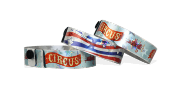 Braccialetti olografici personalizzabili con stampa fotografica 19 mm effetto "stars"