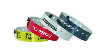 Braccialetti olografici personalizzabili 19 mm effetto "rain"
