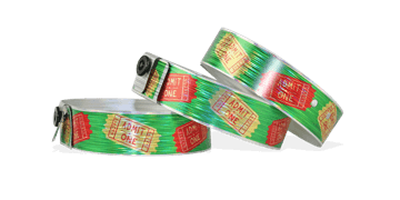 Braccialetti olografici personalizzabili con stampa fotografica 19 mm effetto "rain"