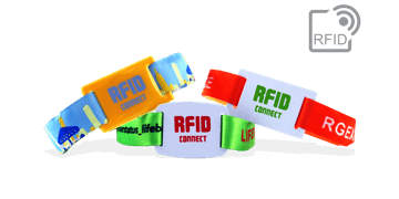 Braccialetti RFID in tessuto PDC Smart® con guida per chip