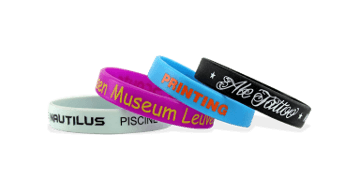 Braccialetti in silicone personalizzabili, Misura bambino, Stampa a 1 colore