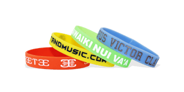 Braccialetti in silicone personalizzabili, Misura adulto, Personalizzazione a incisione e stampa