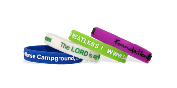 Braccialetti in silicone personalizzabili, Misura adolescente, Stampa e personalizzazione a rilievo