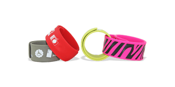 Braccialetti Rollband in silicone personalizzabili, 25 x 230 mm