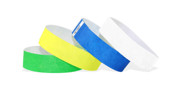 Braccialetti in Tyvek senza personalizzazione 19 mm