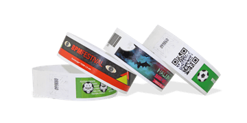 Braccialetti in Tyvek personalizzabili con stampa fotografica 25 mm