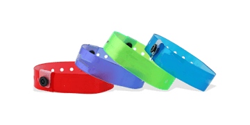 Braccialetti neutri in vinile traslucido, 19 mm