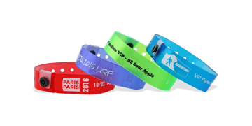 Braccialetti in vinile traslucido personalizzabili, 19 mm