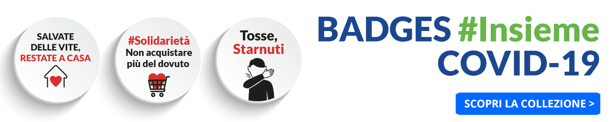 Badge #InsiemePiùForti